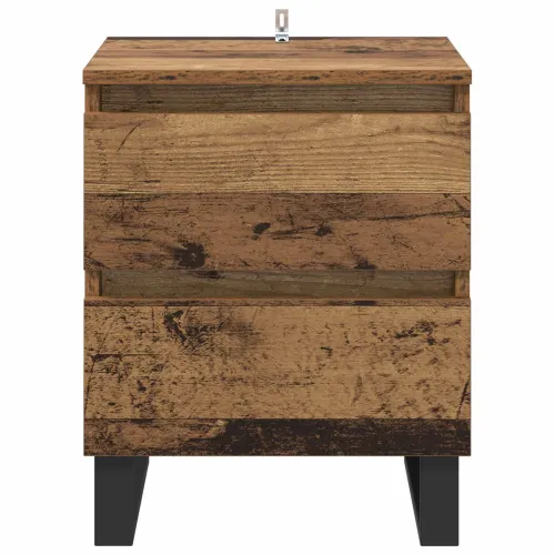 Noćni ormar 2 kom. Staro drvo 40 x 35 x 50 cm Konstruirano drvo - Staro drvo 2 Cijena