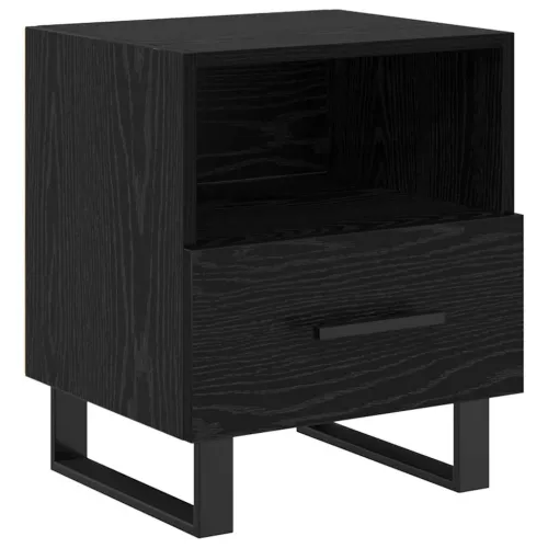 Noćni ormar Crni hrast 40 x 35 x 47,5 cm Konstruirano drvo - Crni hrast 1 Cijena