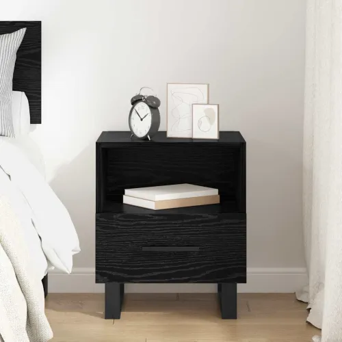 Noćni ormar Crni hrast 40 x 35 x 47,5 cm Konstruirano drvo - Crni hrast 1 Cijena