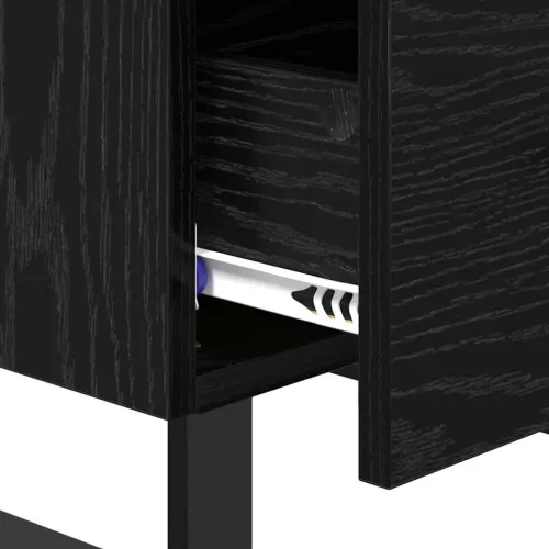 Noćni ormar Crni hrast 40 x 35 x 47,5 cm Konstruirano drvo - Crni hrast 1 Cijena