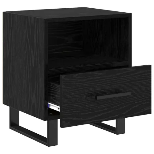 Noćni ormar Crni hrast 40 x 35 x 47,5 cm Konstruirano drvo - Crni hrast 1 Cijena