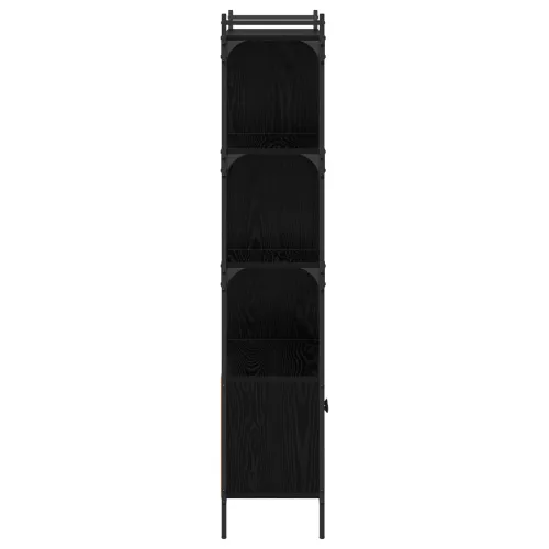 Police za knjige 6 razina 76,5 x 30 x 154,5 cm - Crni hrast 76,5 cm Cijena
