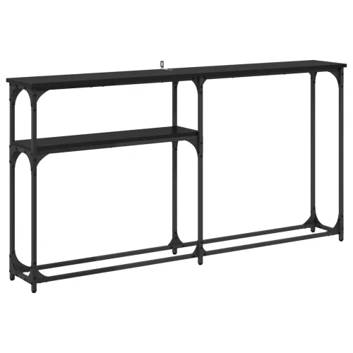 Konzolnistol Crni hrast 146 x 22.5 x 75 cm Konstruirano drvo - Crni hrast 145 cm Cijena