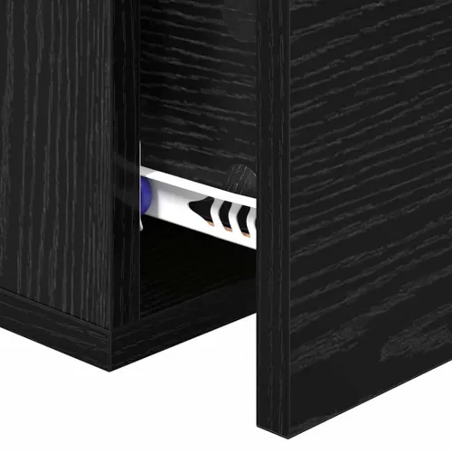 Noćni ormar 2 kom. Crni hrast 35 x 35 x 20 cm Konstruirano drvo - Crni hrast 2 Cijena