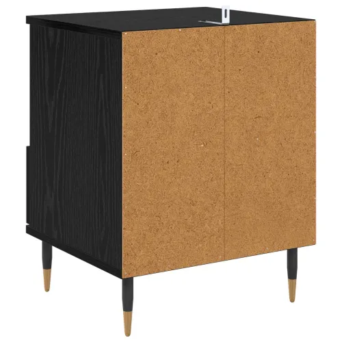 Noćni ormar 2 kom. Crni hrast 40 x 35 x 50 cm Konstruirano drvo - Crni hrast 2 Cijena