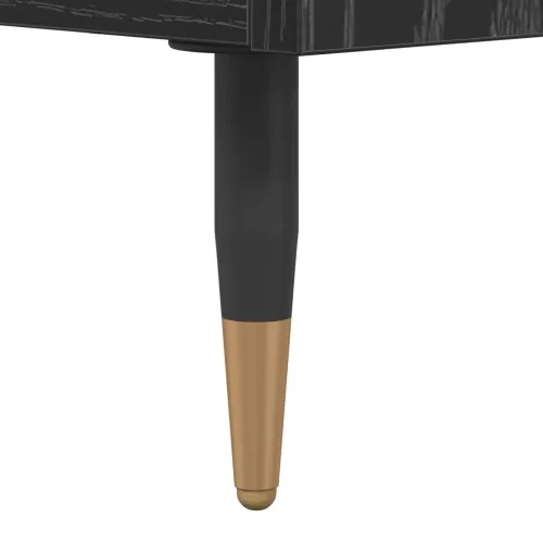 Noćni ormar 2 kom. Crni hrast 40 x 35 x 50 cm Konstruirano drvo - Crni hrast 2 Cijena