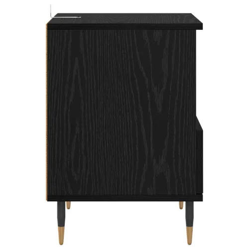 Noćni ormar 2 kom. Crni hrast 40 x 35 x 50 cm Konstruirano drvo - Crni hrast 2 Cijena