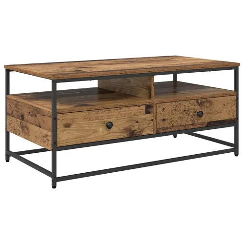 Stolić za kavu Staro drvo 100 x 51 x 45 cm Konstruirano drvo - Staro drvo 100 x 51 x 45 cm Cijena