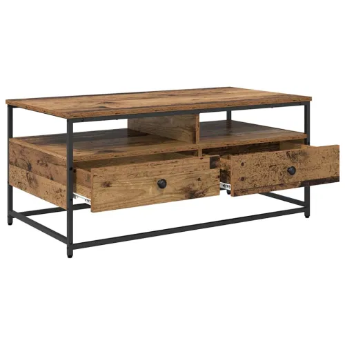 Stolić za kavu Staro drvo 100 x 51 x 45 cm Konstruirano drvo - Staro drvo 100 x 51 x 45 cm Cijena