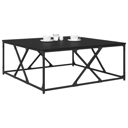 Stolić za kavu Crni hrast 100 x 100 x 40 cm Konstruirano drvo - Crni hrast 100 x 100 x 40 cm Cijena
