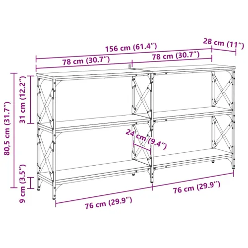 Konzolna stolica Staro drvo 156 x 28 x 80,5 cm - Staro drvo 156 cm Cijena