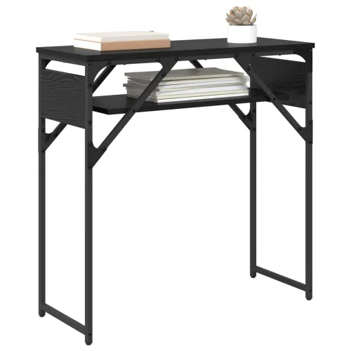 Konzolnistol Crni hrast Konstruirano drvo 75x30x75cm - Crni hrast 75 cm Cijena