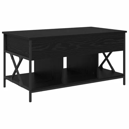 Stolić za kavu Crni hrast 100 x 55 x 48.5 cm Konstruirano drvo - Crni hrast Cijena