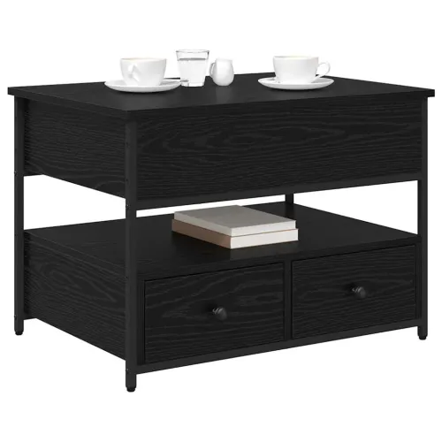 Stolić za kavu Crni hrast 70 x 50 x 54.5 cm Konstruirano drvo - Crni hrast 70 cm Cijena