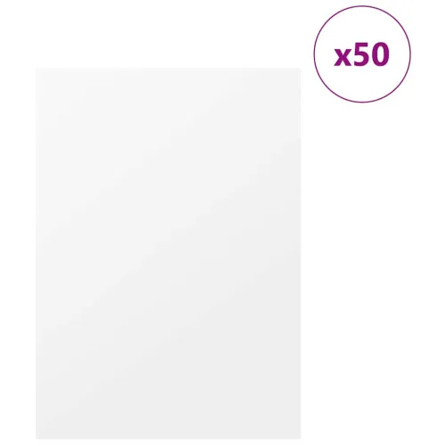 Dekor Paneli 50 kom. Bijela 30 x 42 x 0,27 cm Konstruirano drvo - Bijela 50 Cijena