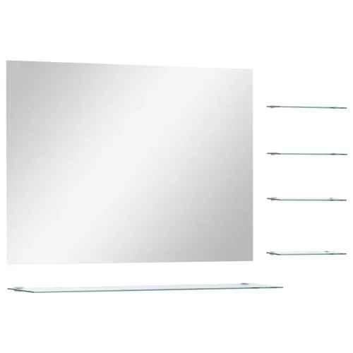 Zidno ogledalo s 5 polica srebrno 80 x 60 cm - 80 x 60 cm (5 polica) 1 80 x 60 cm (5 polica) Cijena