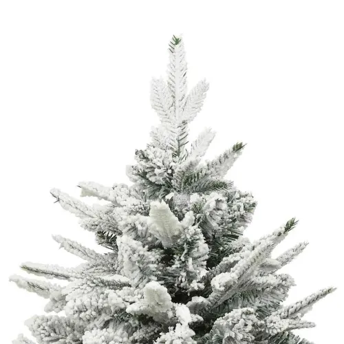 Umjetno prethodno osvijetljeno božićno drvce s kuglicama Zelena - Zelena i bijela 180 x 110 cm s 300 LED-ova i 120 bijelih/sivih Cijena