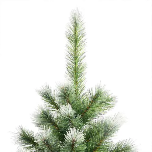 Umjetno Božićno drvce s pokrivačem snijega 150 LED lampica - 150 cm s LED-icama i zlatnim kuglicama Cijena