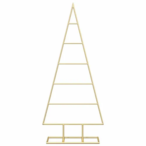 Metalna božićna jelka Zlatno 90 cm Čelik s praškastim premazom - 90 cm Zlatno bez LED Cijena