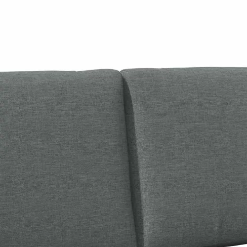 Tapecirani uzglavlje Tamno siva 160 cm Čvrsto borovo drvo - 160 cm smeđe i tamnosivo Cijena