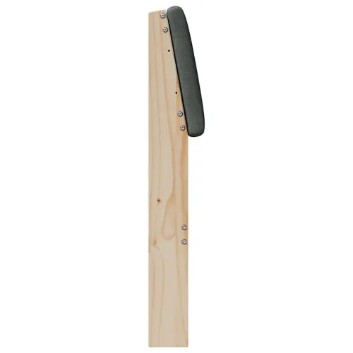 Tapecirani uzglavlje Tamno siva 160 cm Čvrsto borovo drvo - 160 cm smeđe i tamnosivo Cijena