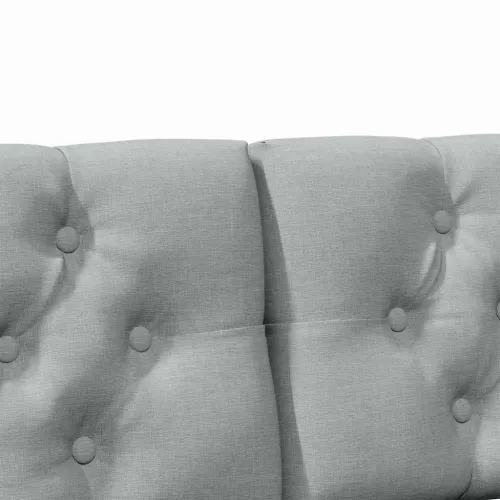 Tapecirani uzglavlje Svijetlo siva 120 cm Čvrsto borovo drvo - Smeđa i svijetlo siva 120 cm Cijena