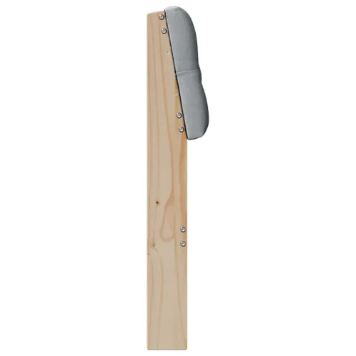 Tapecirani uzglavlje Svijetlo siva 120 cm Čvrsto borovo drvo - Smeđa i svijetlo siva 120 cm Cijena