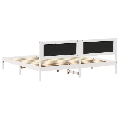 Okvir za krevet s uzglavljem Svijetlo siva 200 x 200 cm - 200 x 200 cm Bijela i svijetlosiva Cijena