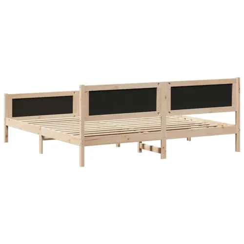 Okvir za krevet s uzglavljem Sivo-smeđa 200 x 200 cm - Smeđa i taupe 200 x 200 cm Cijena