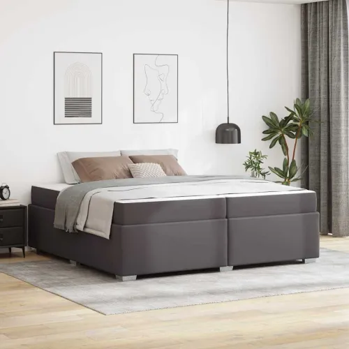 Okvir za krevet Siva 200 x 200 cm PVC - Siva 200 x 200 cm Cijena