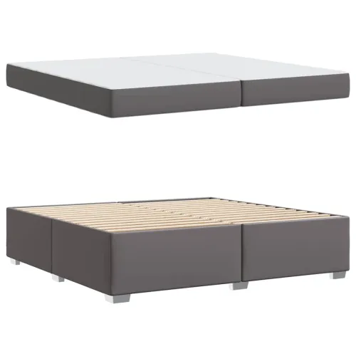 Okvir za krevet Siva 200 x 200 cm PVC - Siva 200 x 200 cm Cijena