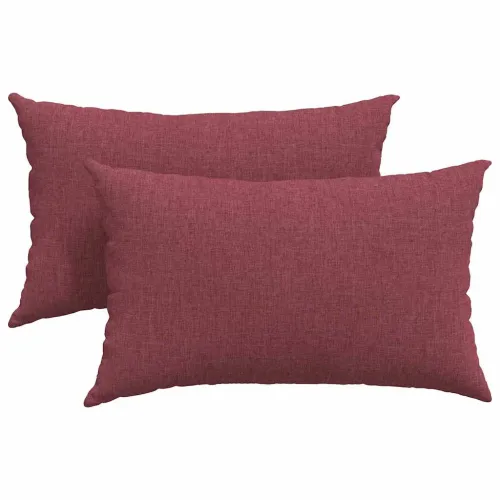 Jastučići za sofu 2 kom. tkanina Vinska crvena 50 x 30 cm - boja crnog vina 30 x 50 cm Cijena