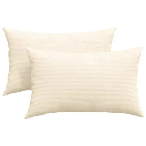 Jastučići za sofu 2 pcs Krema 50 x 30 cm Kordura tekstil - Krema 50 x 30 cm Cijena