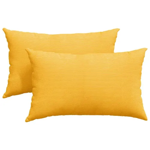 Jastučići za sofu 2 pcs Svijetlo žuta 50 x 30 cm - Svjetložuta 50 x 30 cm Cijena