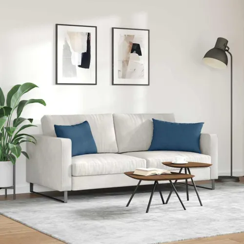 Jastučići za sofu 2 kom. tkanina Plava 60 x 40 cm - Plava 40 x 60 cm Cijena