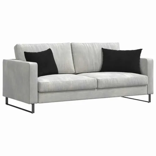 Jastučići za sofu 2 pcs Crna 60 x 40 cm Kordura tekstil - Crna 40 x 60 cm Cijena