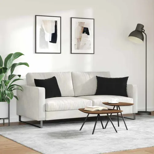 Jastučići za sofu 2 pcs Crna 60 x 40 cm Kordura tekstil - Crna 40 x 60 cm Cijena
