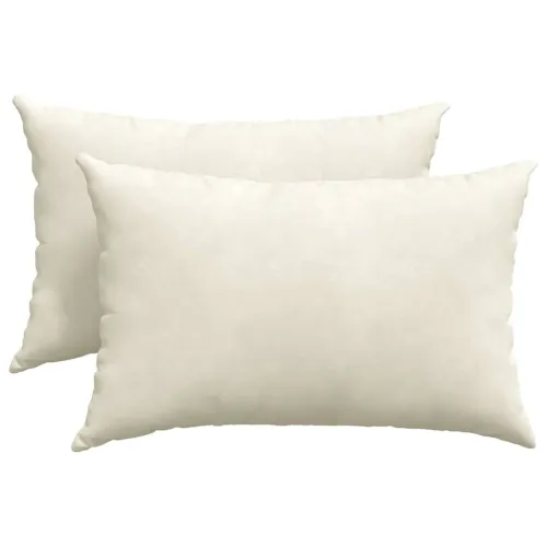 Jastučići za sofu 2 pcs Krema 60 x 40 cm Kordura tekstil - Krema 40 x 60 cm Cijena