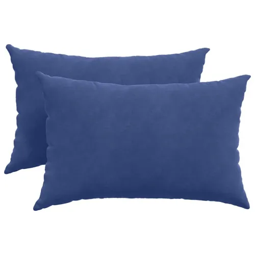 Jastučići za sofu 2 pcs Policijska plava 60 x 40 cm - Policijska plava 40 x 60 cm Cijena