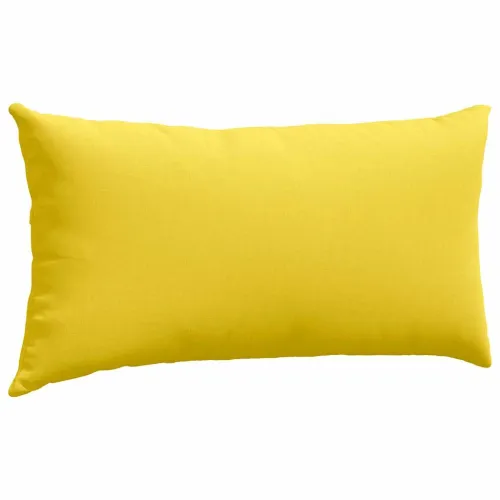 Jastučići za sofu 2 kom. tkanina Svijetlo žuta 80 x 40 cm - Svjetložuta 40 x 80 cm Cijena