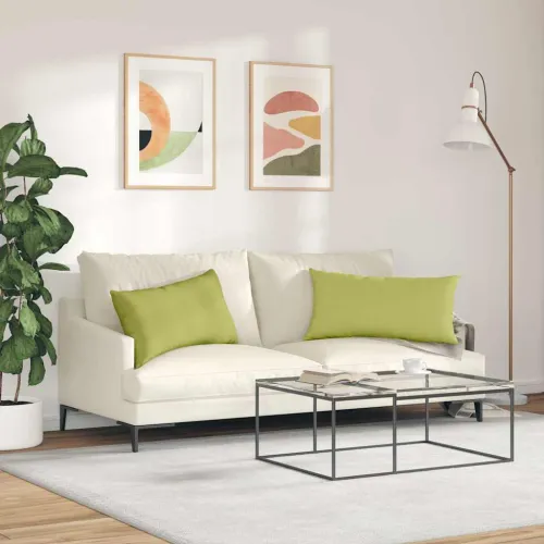Jastučići za sofu 2 kom. tkanina Svijetlo zelena 80 x 40 cm - Svijetlo zelena 40 x 80 cm Cijena