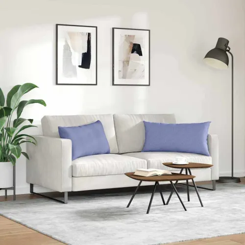 Jastučići za sofu 2 kom. tkanina Traper plava 80 x 40 cm - Trapere plave boje 40 x 80 cm Cijena
