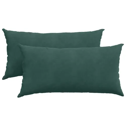 Jastučići za sofu 2 pcs Tamnozelena 80 x 40 cm Kordura tekstil - Tamnozelena 40 x 80 cm Cijena
