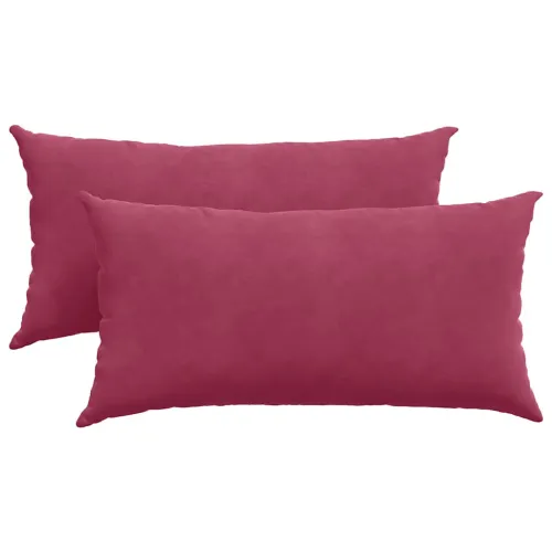 Jastučići za sofu 2 pcs Vinska crvena 80 x 40 cm - boja crnog vina 40 x 80 cm Cijena