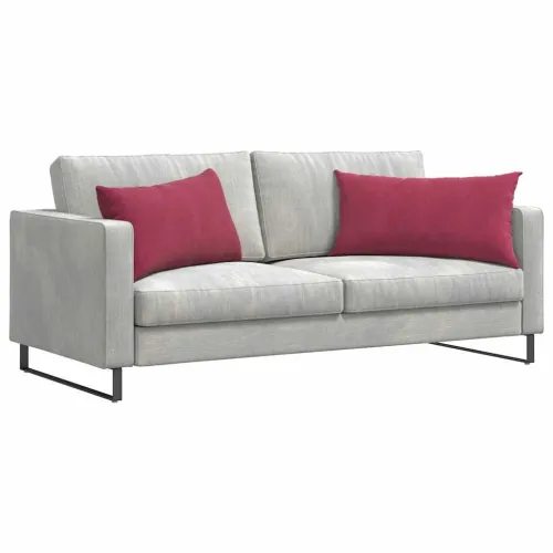 Jastučići za sofu 2 pcs Vinska crvena 80 x 40 cm - boja crnog vina 40 x 80 cm Cijena
