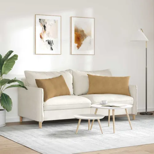 Jastučići za sofu 2 pcs Smeđa 80 x 40 cm Kordura tekstil - Smeđa 40 x 80 cm Cijena