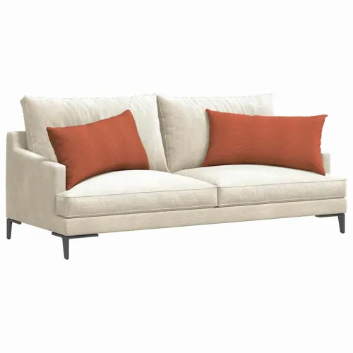 Jastučići za sofu 2 pcs Crvena narančasta 80 x 40 cm - Crvena narančasta 80 x 40 cm Cijena