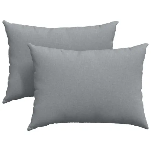 Jastučići za sofu 2 kom. tkanina Svijetlo siva 70 x 50 cm - Svjetlosiva 50 x 70 cm Cijena