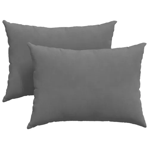 Jastučići za sofu 2 kom. tkanina Tamno siva 70 x 50 cm - Tamno siva 50 x 70 cm Cijena