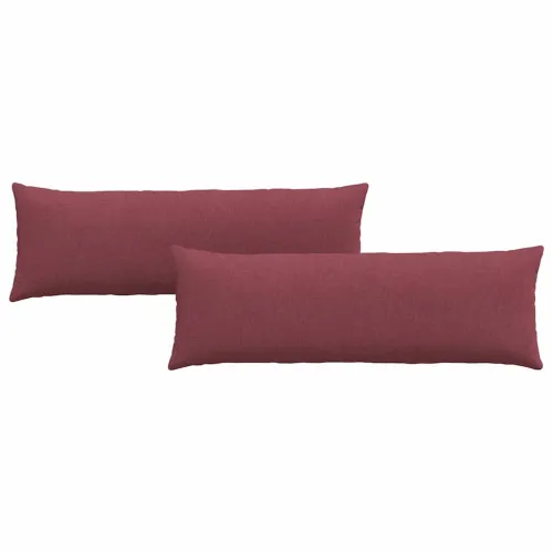 Jastučići za sofu 2 kom. tkanina Vinska crvena 120 x 40 cm - boja crnog vina 40 x 120 cm Cijena